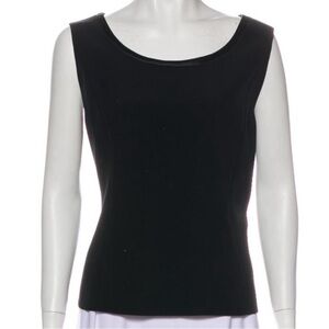 Terani Couture Scoopneck sleeveless top